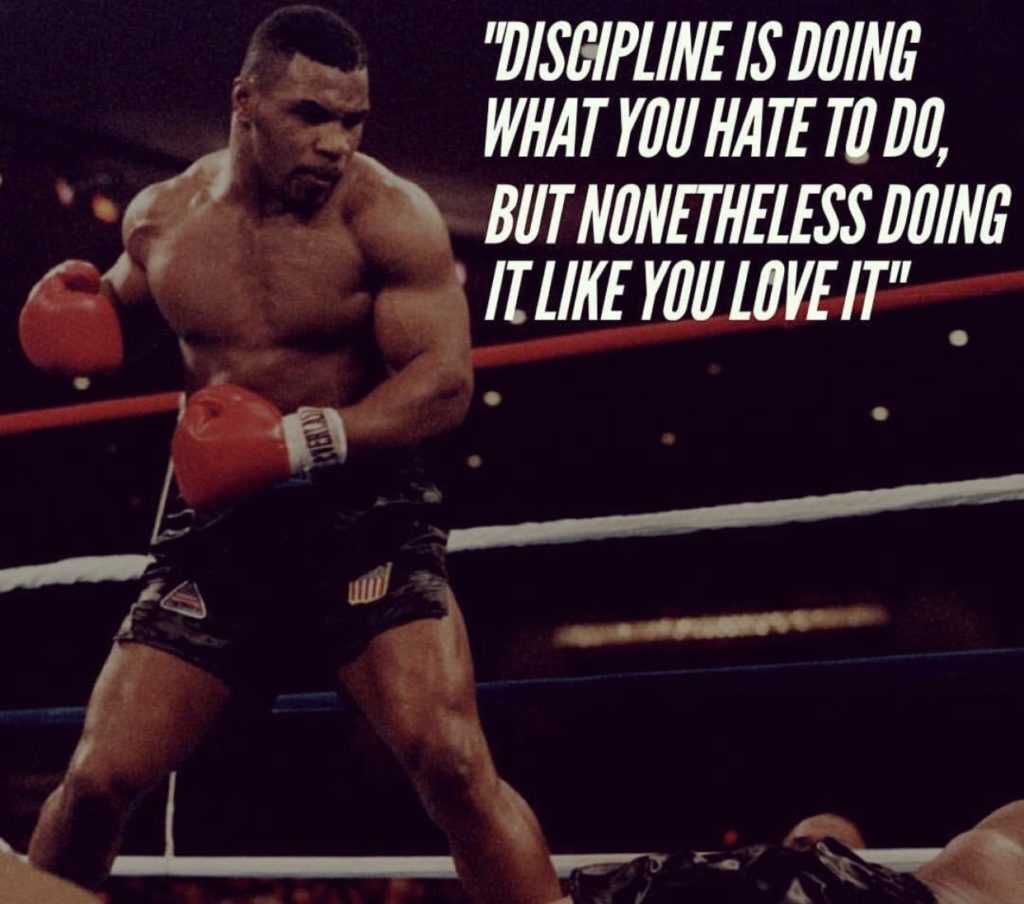 Discipline Mike Tyson Quote